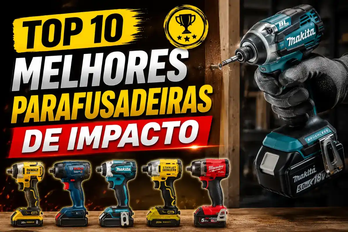 Parafusadeira de Impacto: Top 10 Melhores do Mercado